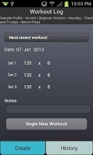 Workout Log Basic Screenshots 4