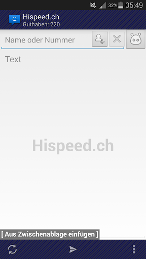 WebSMS: Hispeed Connector