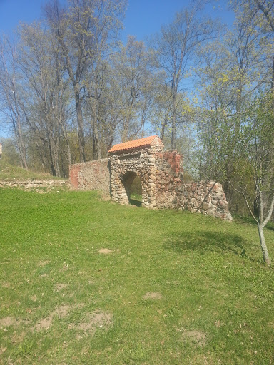 Ruins of Kraslavas Palace Wall