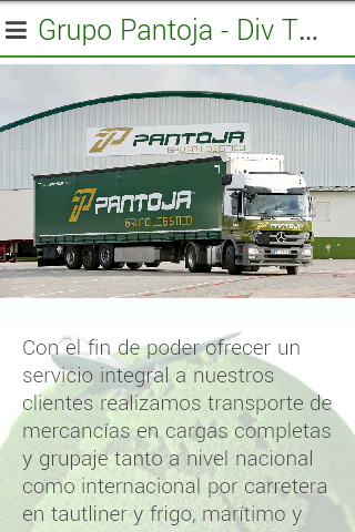 Div. transporte Grupo Pantoja