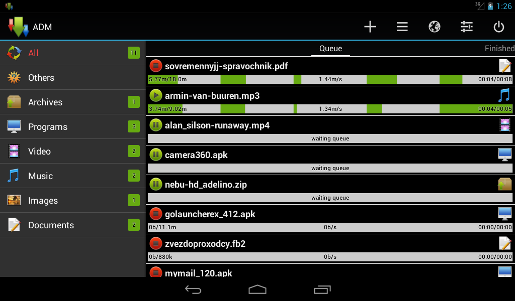 Avançado Download Manager Pro - Screenshot