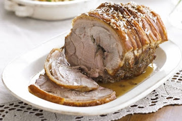 Slow-roasted pork with fennel & black pepper