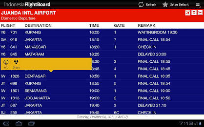Indonesia FlightBoard poster 4