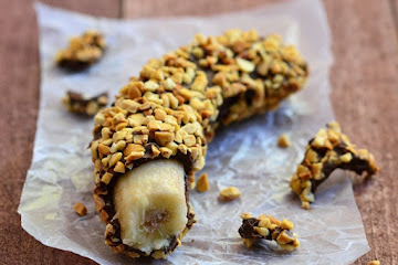 Frozen Chocolate Bananas