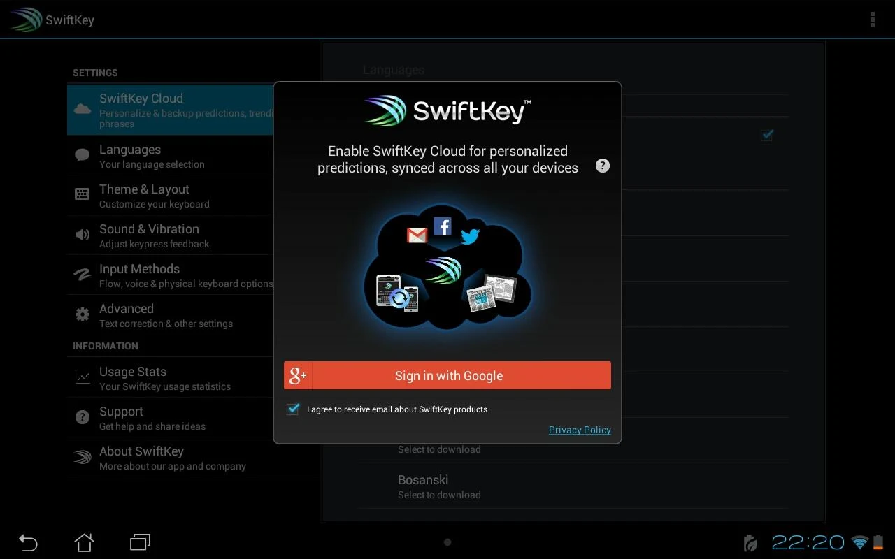 SwiftKey Keyboard - screenshot