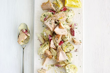 Scandi salmon salad