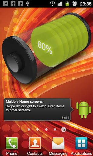 Download 3D Design Battery Widget v1.0 APK