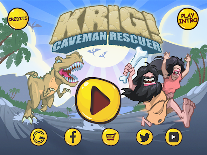 Free KRIG! Caveman Rescuer Dino Run APK for PC