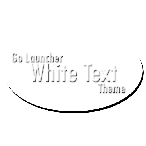 Go Launcher White Text Theme LOGO-APP點子