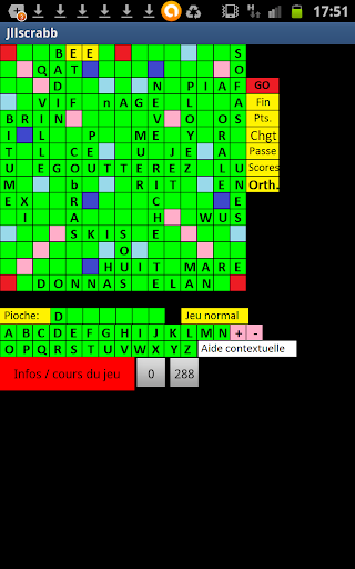 Scrabble réseau et solitaire