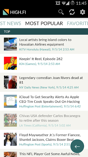 HIGH.FI - RSS News Reader