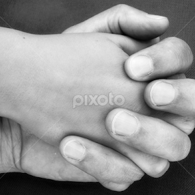 IN MY FATHERS HAND by JMJ Photographyuk - Black & White Portraits & People