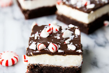 Peppermint Bark Brownies
