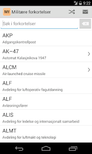 Free Militære forkortelser APK