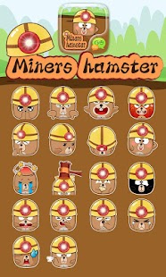 Free GO SMS MINERS HAMSTER STICKER APK