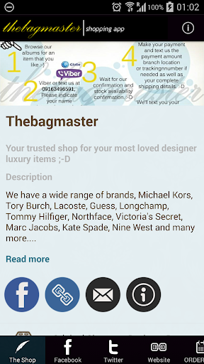 Thebagmaster Shopping App