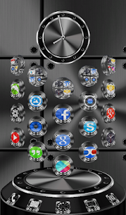 Next Launcher Theme Metalcraft - screenshot thumbnail