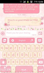 Lovepetal GO Keyboard Theme