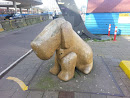 Lucky Dog Statue