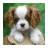 Cute puppy live wallpaper mobile app icon