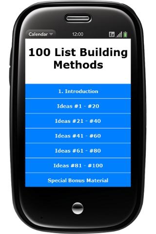 List Building 100 Tips