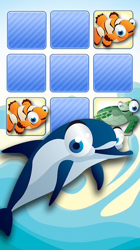해양생물 어린이 게임 메모 퍼즐