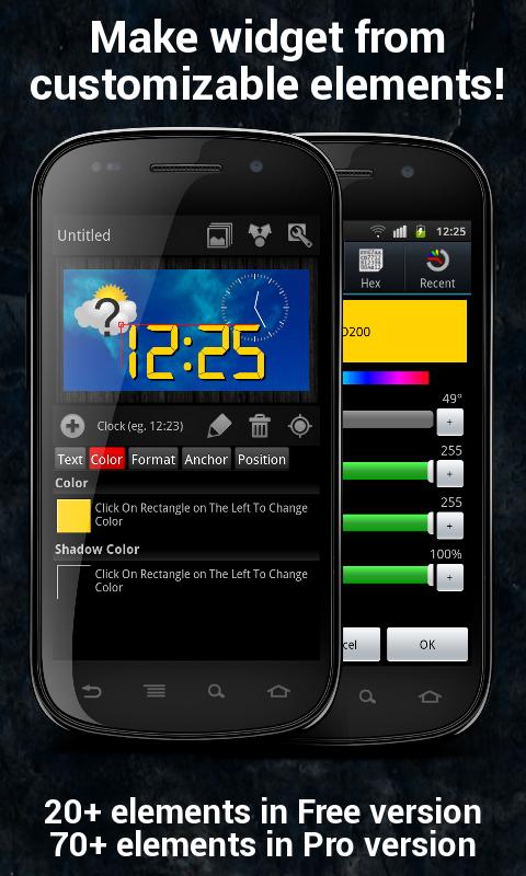 Make Your Clock Widget Pro - screenshot
