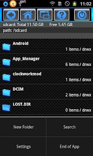 Android application File Manager Explorer Zip screenshot