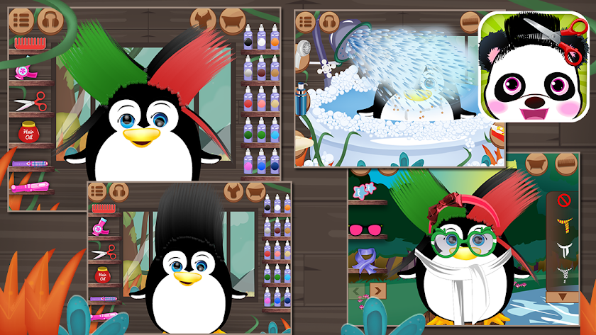 Panda Hair Saloon Screen 2