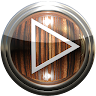 Poweramp skin wood Application icon