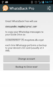 WhatsBack Pro: WhatsApp Backup - screenshot thumbnail