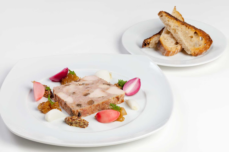 A dish prepared in Celebrity Cruises's Main Restaurant.