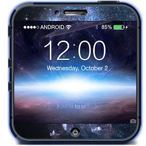 Galaxy Space Lock Screen