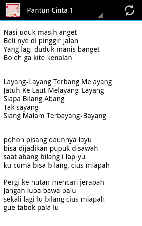 Pantun Cinta Romantis February Statistics On Google Play Store