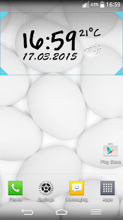 Lastest Flower Digital Weather Clock APK for Android