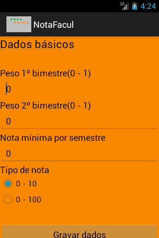 Calcula Nota