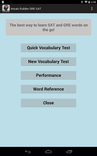 Vocab Builder: SAT Lite