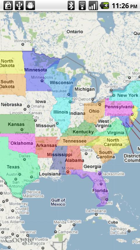 License Plate Geography Screen 2