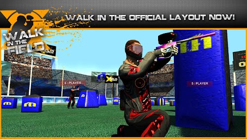 Android application Walk in the Field - Paintball screenshort
