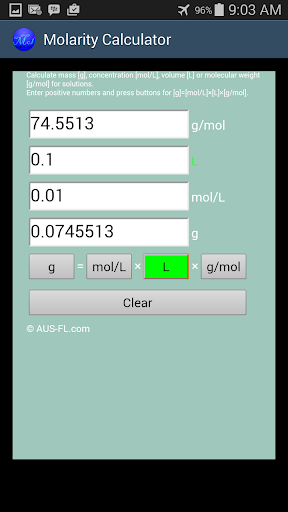 免費下載工具APP|Molarity Calculator app開箱文|APP開箱王