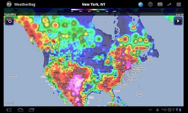 WeatherBug for Honeycomb