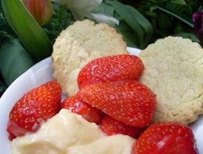 fraises biscuits