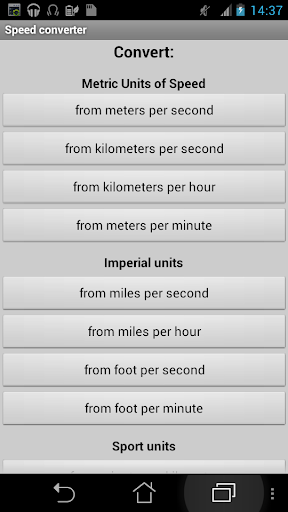 Speed converter