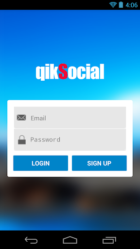 qikSocial Mobile App