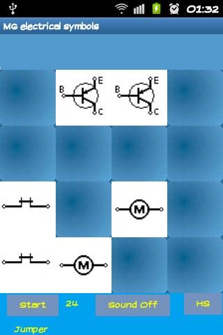 Electrical Symbols Memory Game