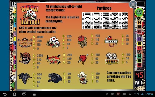 How to install Mega Tattoo Slot Machine patch 1.6 apk for laptop