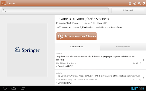 【免費書籍App】Advances Atmospheric Sciences-APP點子