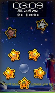 Touch star Magic Locker theme Screenshots 2
