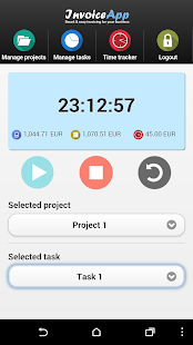Invoice-App Time Tracker Screenshots 3