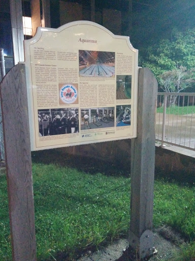 Aquarena History Signpost
